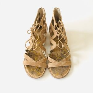Sam Edelman Gladiator Zip-Up Sandals